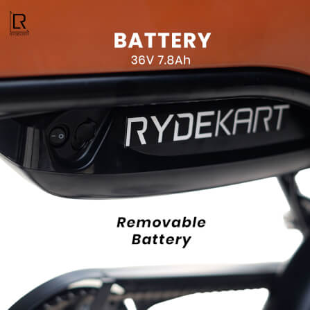 จักรยานไฟฟ้า RYDEKART - รุ่น RYDE KART Z สี RETRO BROWN_6
